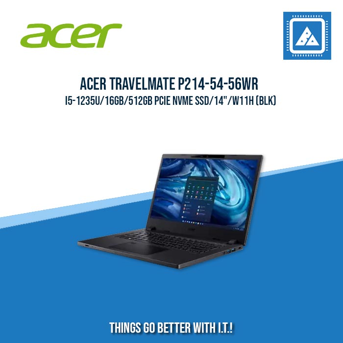 ACER TRAVELMATE P214-54-56WR I5-1235U/16GB/512GB PCIE NVME SSD | BEST FOR STUDENTS AND FREELANCERS LAPTOP ACER TRAVELMATE P214-54-56WR I5-1235U/16GB/512GB PCIE NVME SSD | BEST FOR STUDENTS AND FREELANCERS LAPTOP